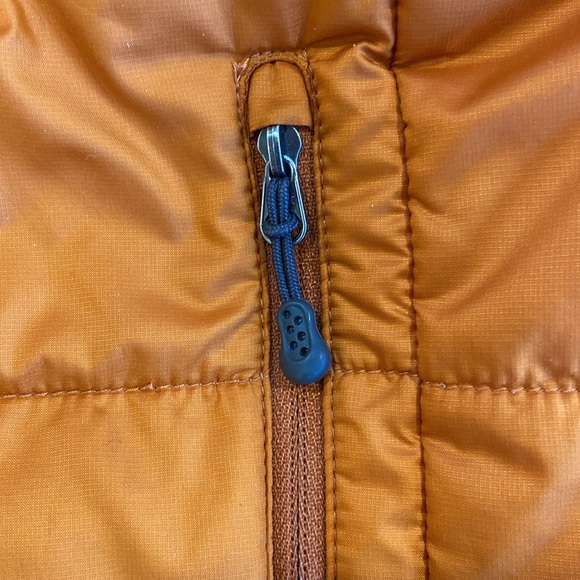 Rare Patagonia vintage Micro Puff Primaloft Hoodie Full Zip Jacket M Med Orange - Picture 5 of 14